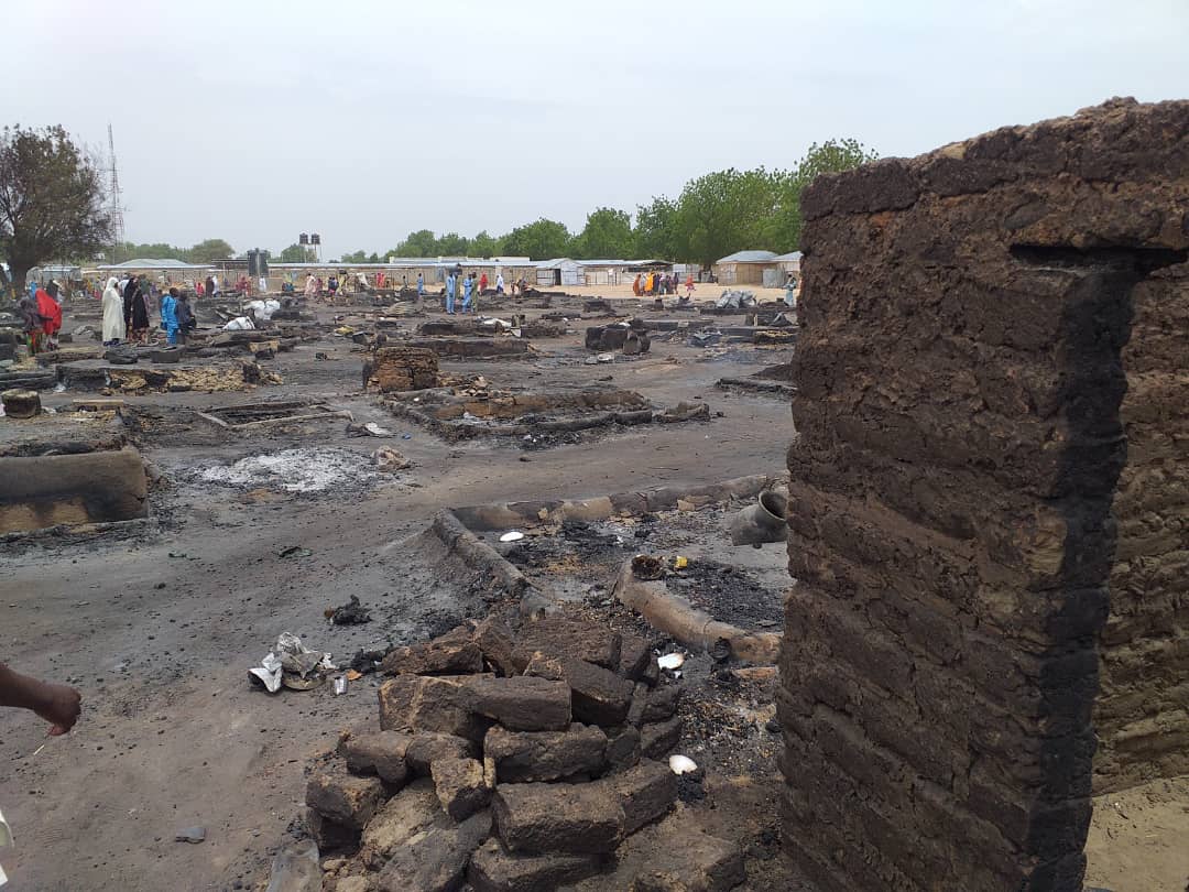 IDP Camp Gutted By Fire As ISWAP Attacks Three Borno Communities