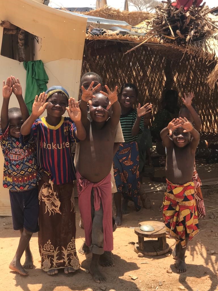 Caption: Nigerian children at the UNHCR Camp in Maradi, Niger Republic