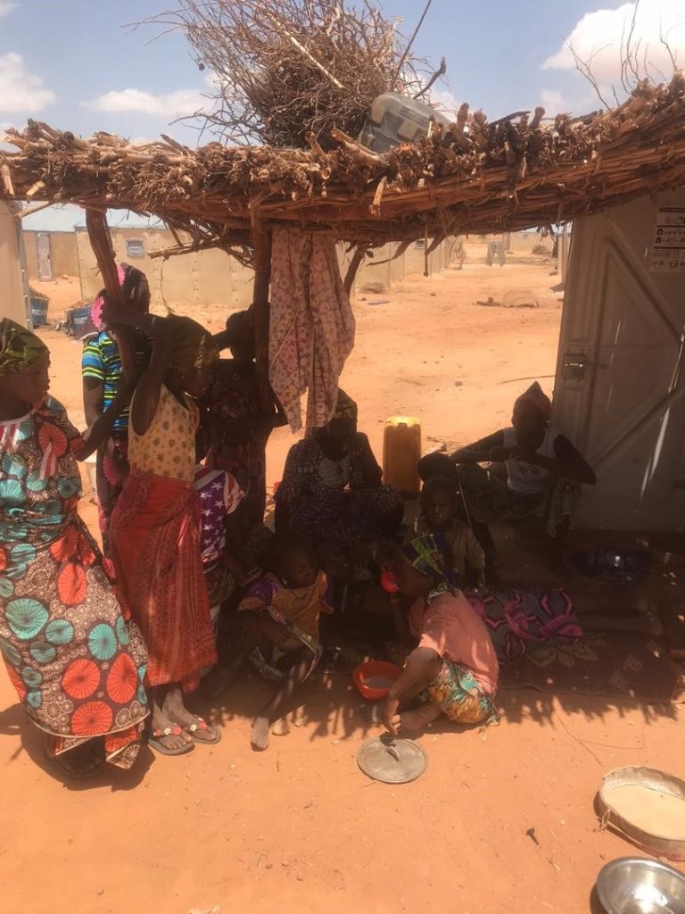 Another Group of Nigerian refugees in Niger.