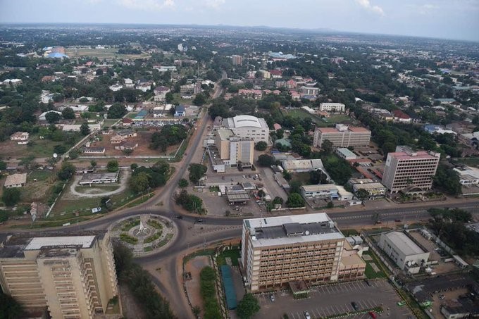 Aerial picture of Kaduna taken in October 2018. Photo: Twitter/@GovKaduna