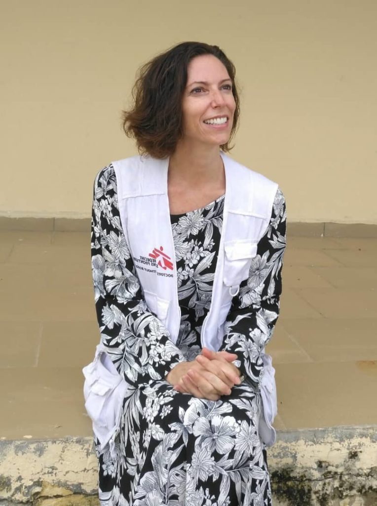 Kyla Storry, MSF’s mental health, activity manager in Gwoza