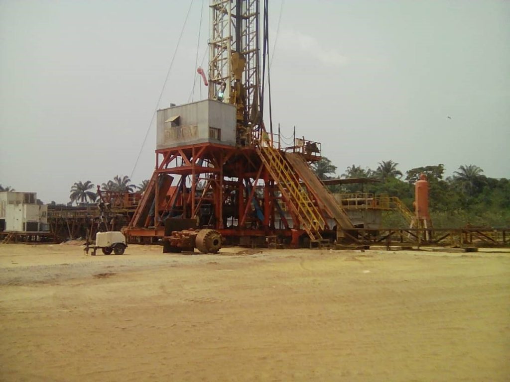 Oil rig in Ogbaru