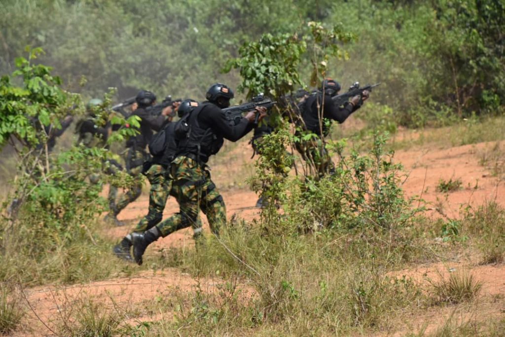 Nigerian Air Force training session